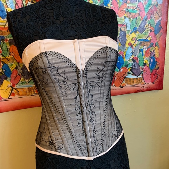 C.R. Premium Other - C R Premium Bustier corset lace up Sexy Burlesque lingerie style small medium